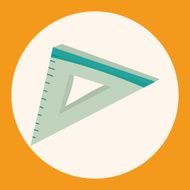 stationary triangle theme elements vector eps