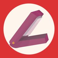 stationary stapler theme elements vector eps