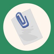 stationary note theme elements vector eps N3