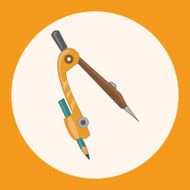 stationary compass theme elements vector eps N3