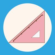 stationary triangle theme elements vector eps N2