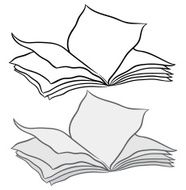 Open book sketch N2