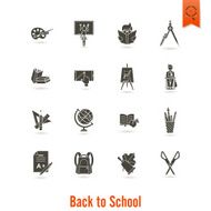 school and education icons N401