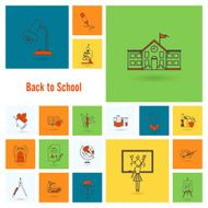 school and education icons N403