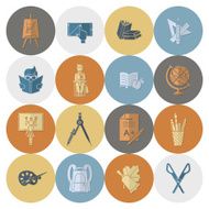 school and education icons N405
