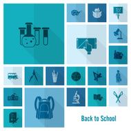 school and education icons N409