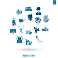 school and education icons N413