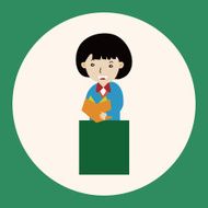 student cartoon theme elements vector eps N33