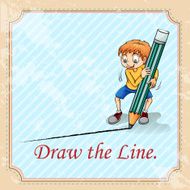 Idiom draw the line N2