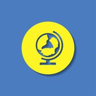 Earth globe icon N11