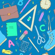 Hand drawn school symbols N15