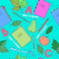Hand drawn school symbols N18