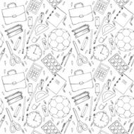 Hand drawn school symbols N26