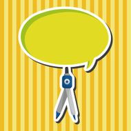 Stationery compasses theme elements N6