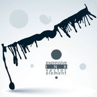 Modern vector inky wallpaper eps8 blob painted with brush