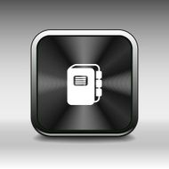 web button Flat design with shadow N5