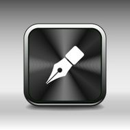 Fountain pen icon business write symbol N2