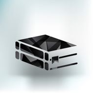 web button Flat design with shadow N9