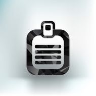 Check list vector icon Flat design isolated document N4