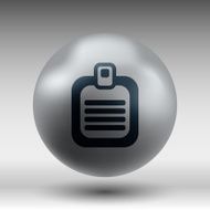 Check list vector icon Flat design isolated document N6