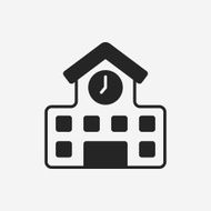 School Building Icon N16