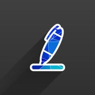 pen icon tool interface sign symbol graphic N5