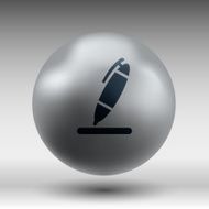 pen icon tool interface sign symbol graphic N6