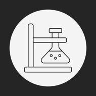 Beaker line icon N19