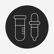 Beaker line icon N33