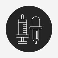 Beaker line icon N39