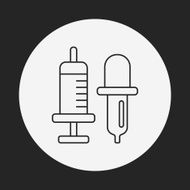 Beaker line icon N41