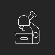 Microscope line icon N5