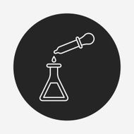 Beaker line icon N43