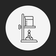Beaker line icon N49
