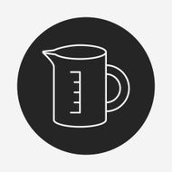 Beaker line icon N51
