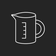Beaker line icon N52