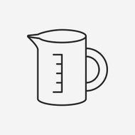 Beaker line icon N54