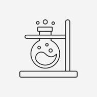Beaker line icon N62