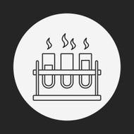 Beaker line icon N65