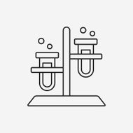 Beaker line icon N74
