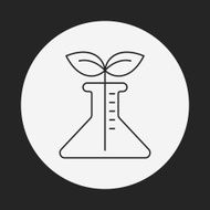 Beaker line icon N77
