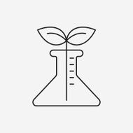 Beaker line icon N78