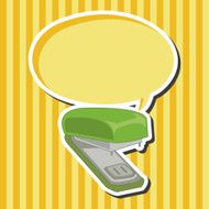 stationary stapler theme elements vector eps N5