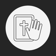 bible line icon N9