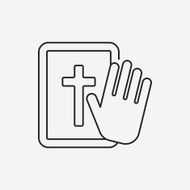 bible line icon N10