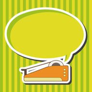 stationary tape dispenser theme elements vector eps N3