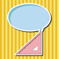 stationary triangle theme elements vector eps N3