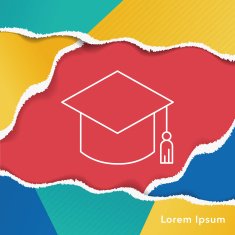 Graduation cap line icon N2