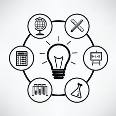 Education info graphic design clean vector N2