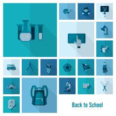 school and education icons N80